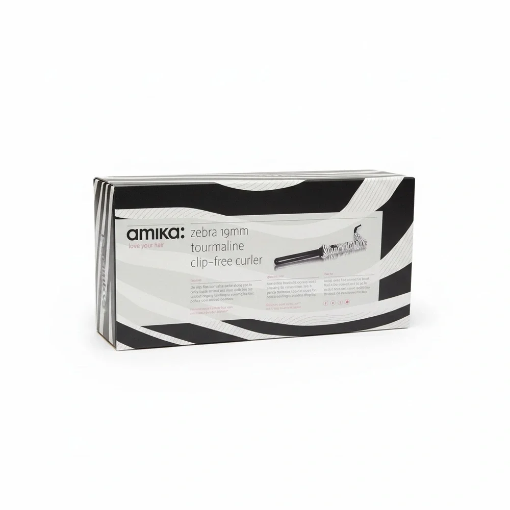 Amika Zebra 19 mm Tourmaline Clip-Free Curler